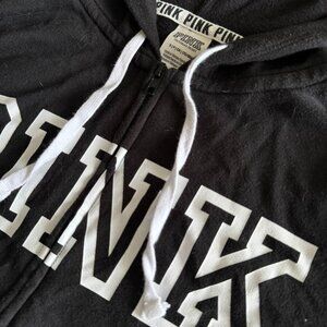 VS PINK Zip logo hoodie